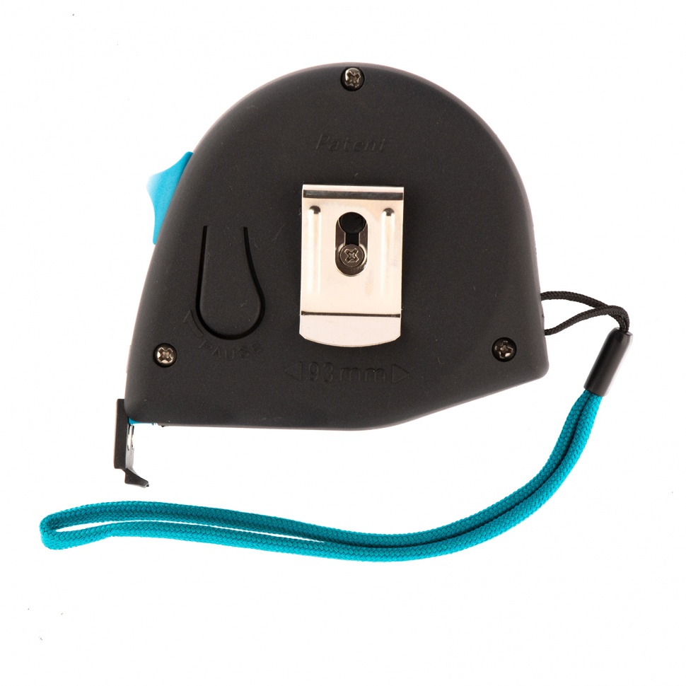 Рулетка "Ergonomisch", 10 м x 25 мм, магнитный обрезиненный зацеп Gross (31105)