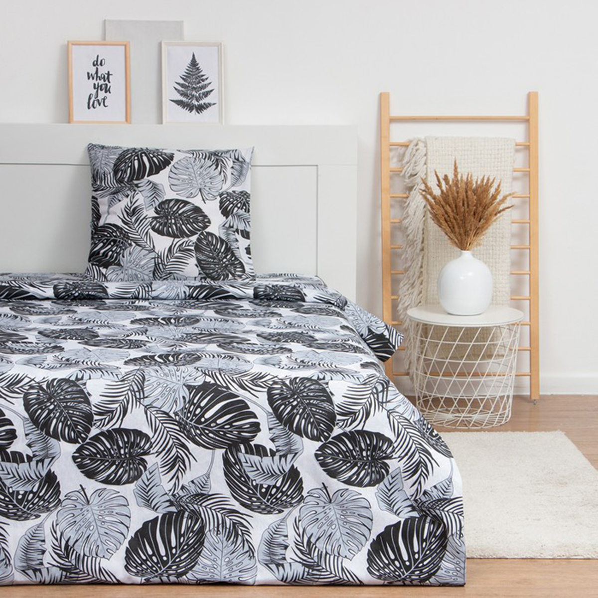 Постельное белье "lovelife" монстера 1,5 сп. (бязь) (1) 9193330