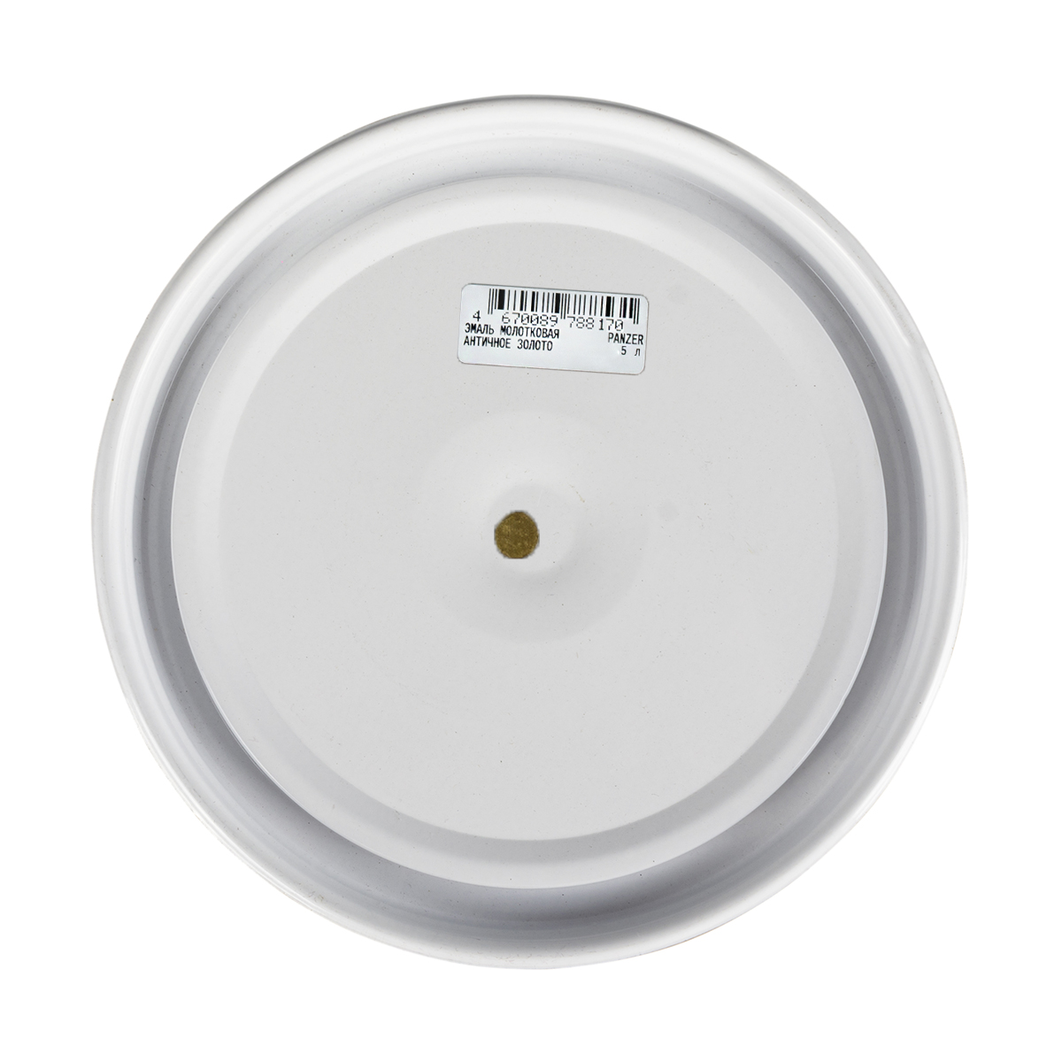 Эмаль универсальная молотковая античное золото 5 л (1/2) "panzer"