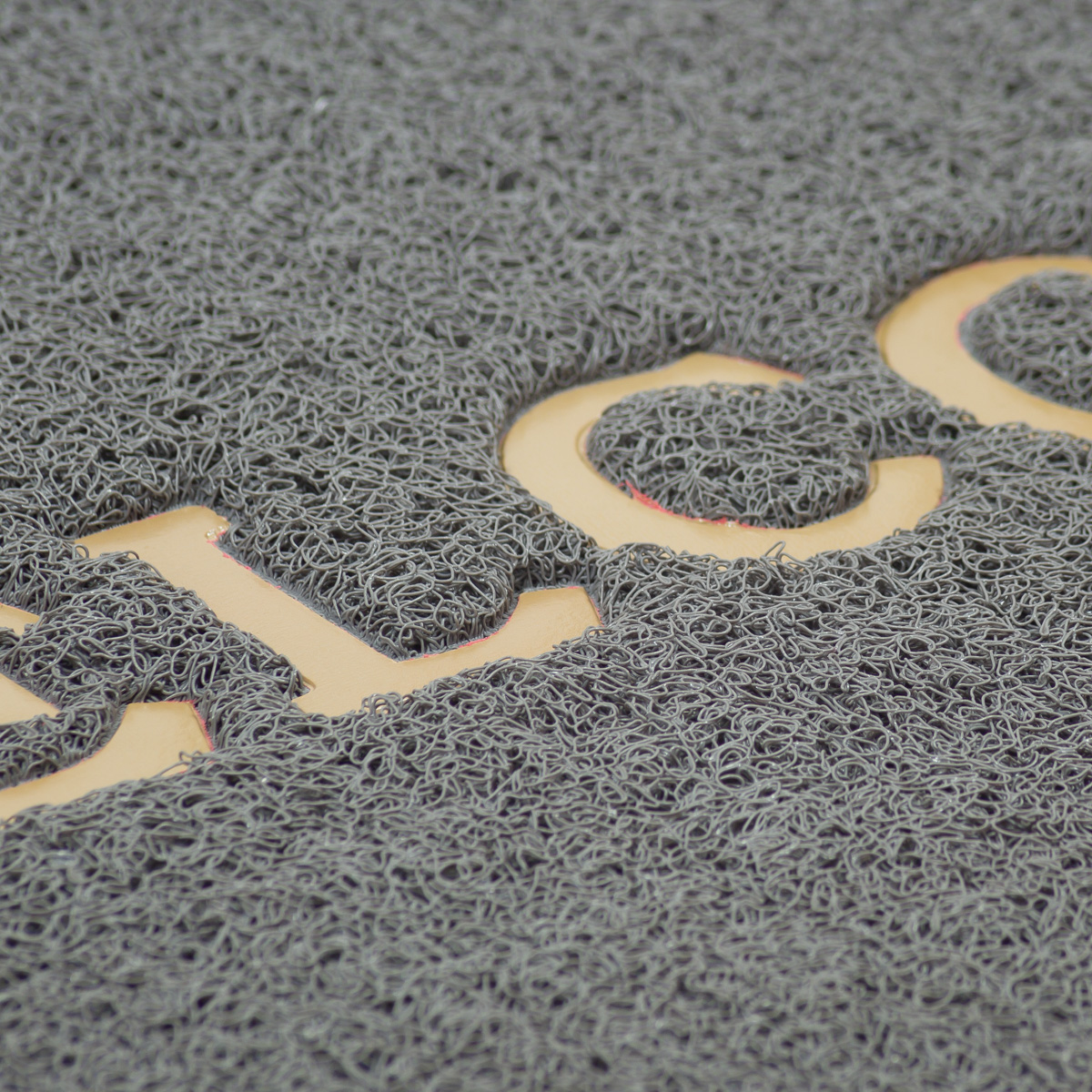 Коврик spongy "welcome" 50*80 см (серый) (1/15) "sunstep" 38-441