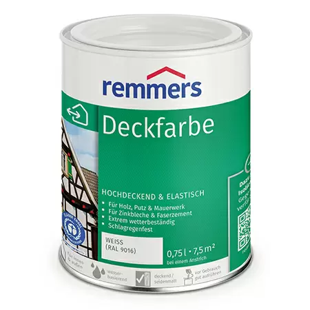 Remmers Deckfarbe / Реммерс Декфарбе краска эластичная для защиты фасадов и интерьеров