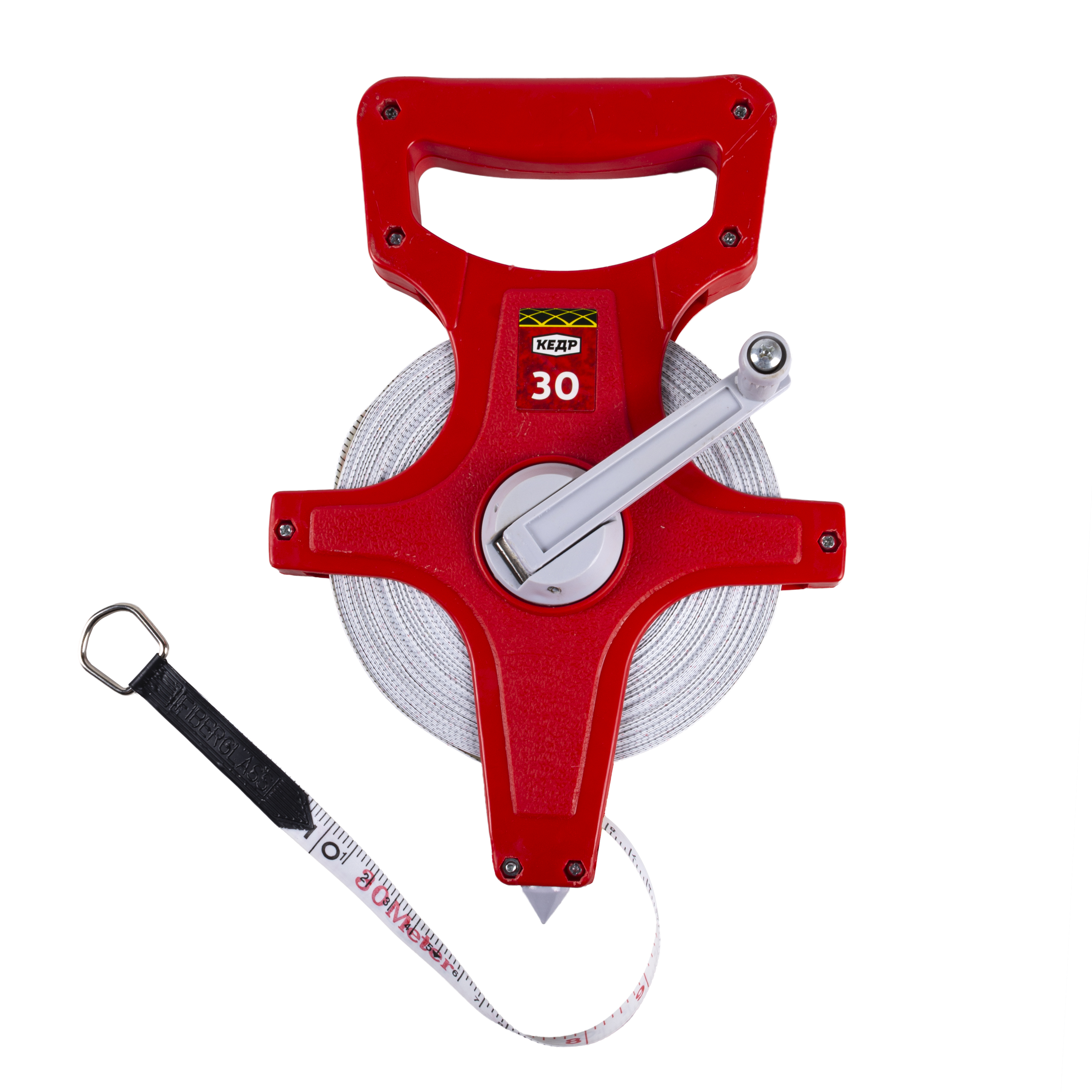 Мерная лента фибергласс. 30 м  (1/5/20) "кедр"  092-1230