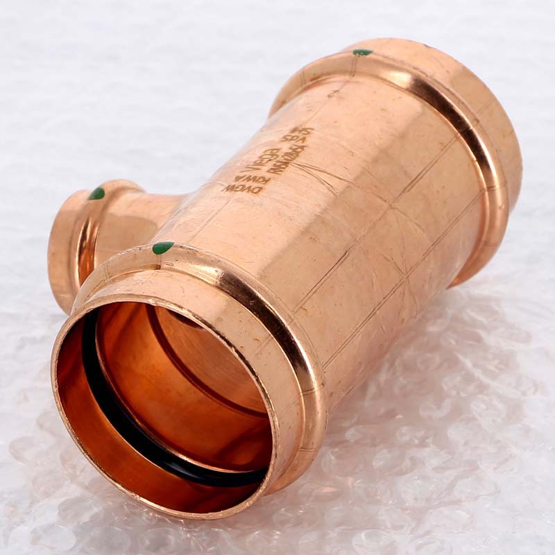 Тройник пресс медный Profipress VIEGA 54x28x54