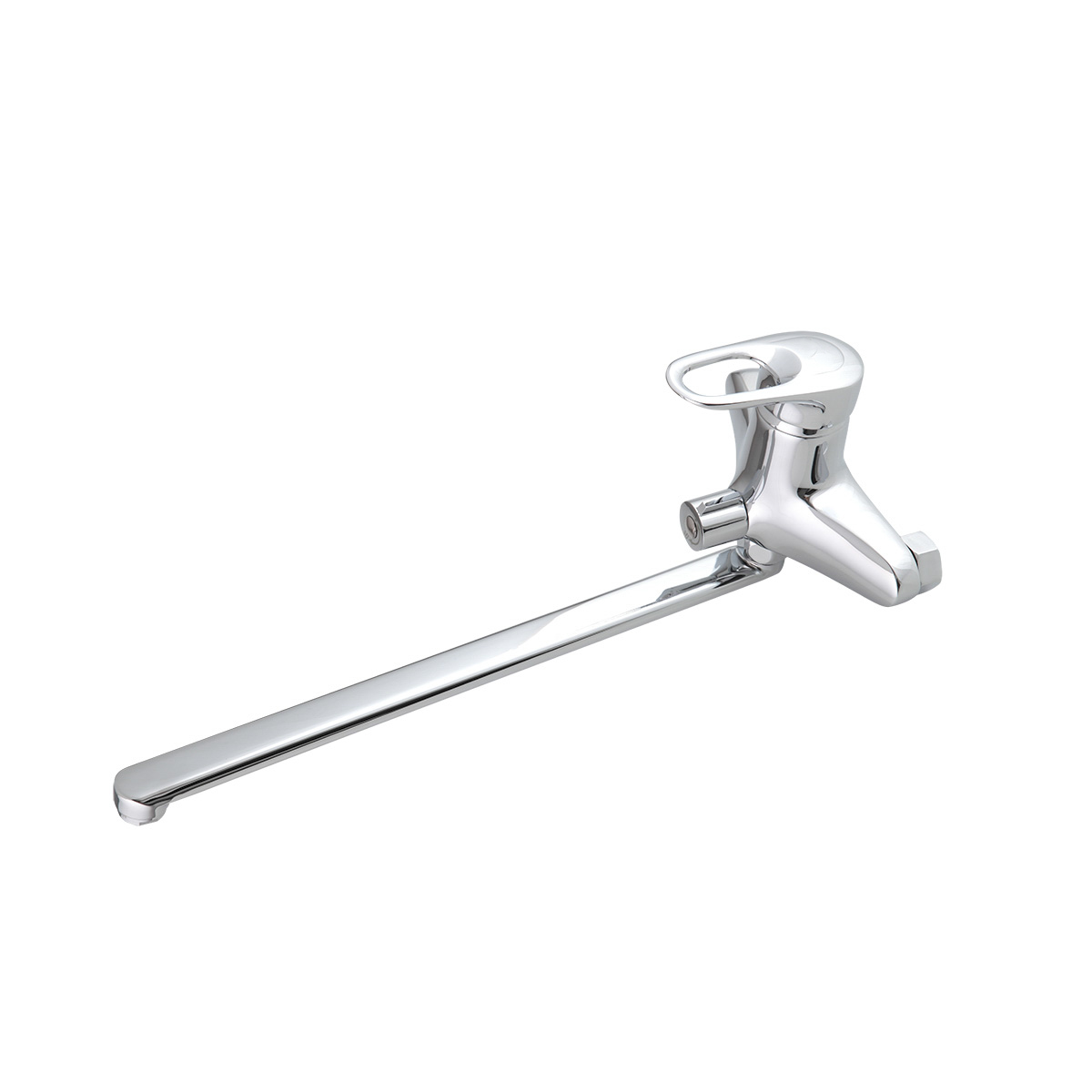 Смеситель для ванн f2204 длинный поворотн. излив, хром (1/10) "frap"