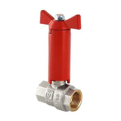 Кран шаровый с удлиненным штоком 1/2" ВВ бабочка VALTEC