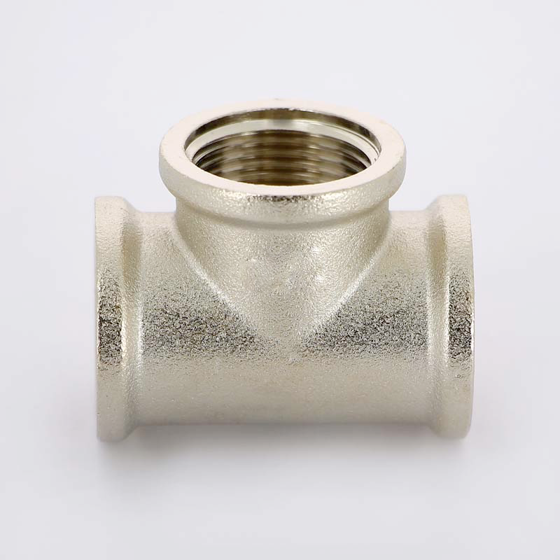 Тройник резьбовой (ВР) 3/4" никель UNI-FITT