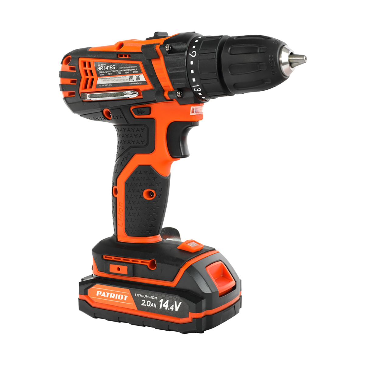 Дрель-шуруповерт аккум. br 141es (1/10) "patriot" 180201141