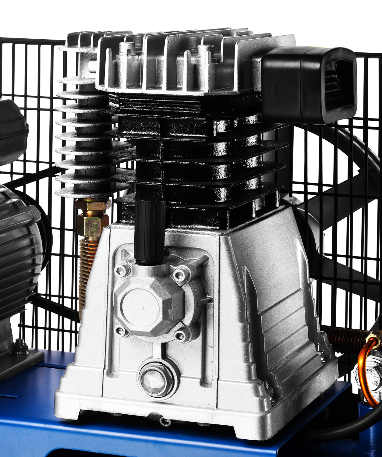 ЗУБР 440 л/мин, 50 л, 2200 Вт, ременной масляный компрессор, Профессионал (ЗКПМ-440-50-Р-2.2)