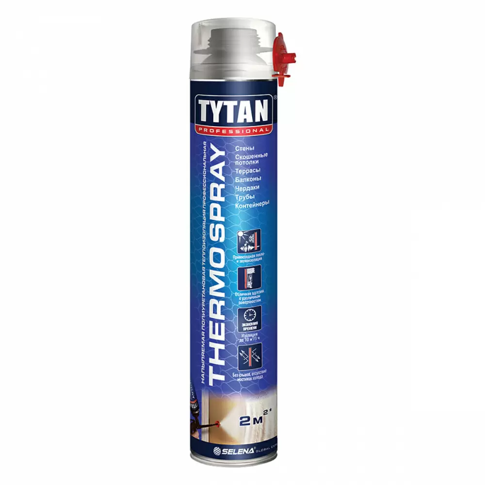 Tytan Professional THERMOSPRAY / Титан Термоспрей напыляемая теплоизоляция профессиональная