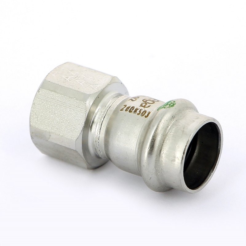 Муфта пресс-В 18х1/2" нержавеющая сталь Sanpress Inox VIEGA