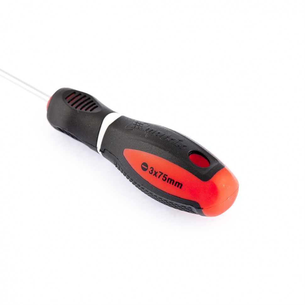 Отвертка "Era", SL3 х 75 мм, CrV, трехкомпонентная рукоятка Matrix (12070)