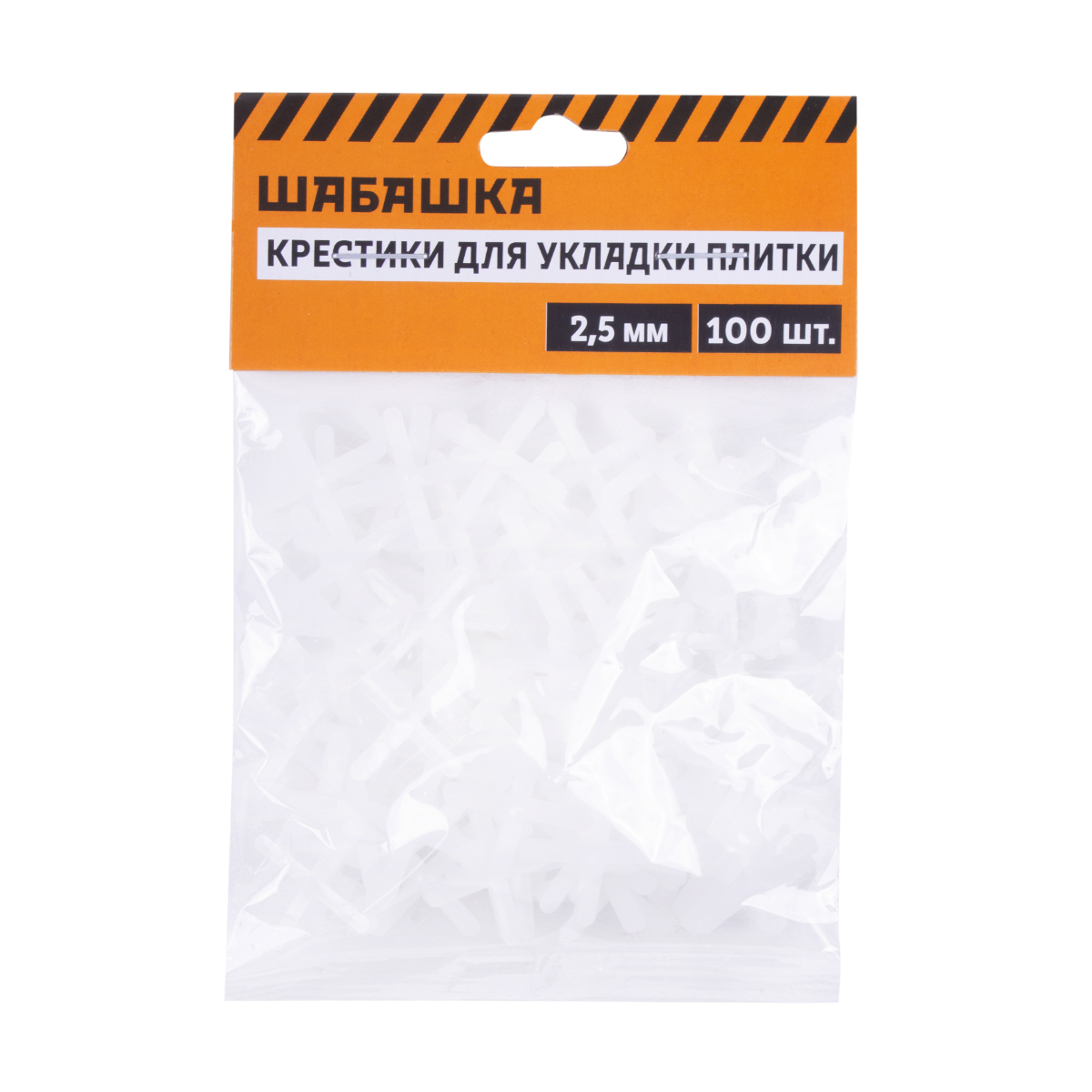 Крестики для плитки 3,0 мм х 100 шт. (1/400) "шабашка" 0022-006