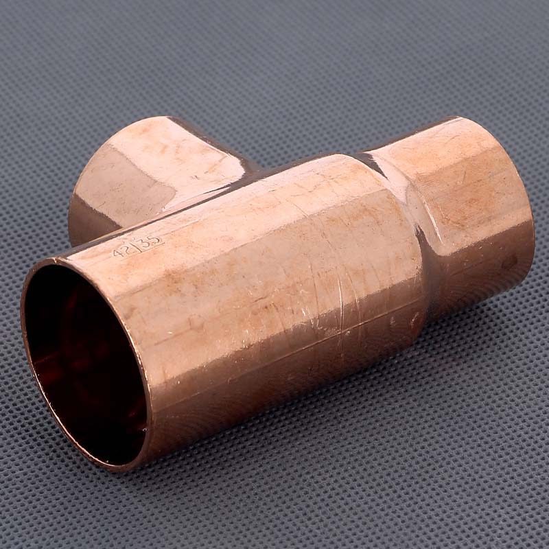 Тройник переходной под пайку 42 х 35 х 35 мм VIEGA медный