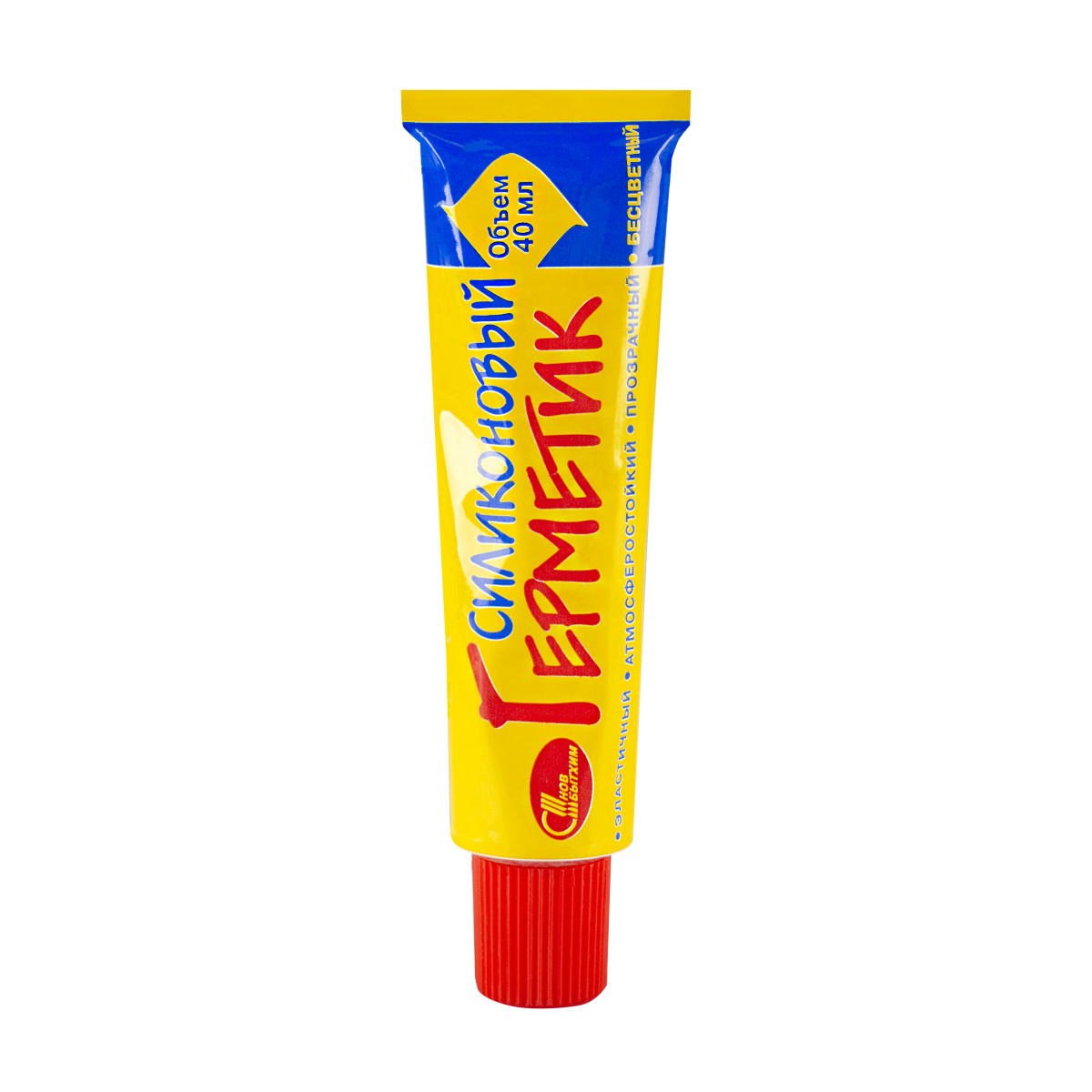 Герметик силикон. бесцветный 40 мл (20) новбытхим