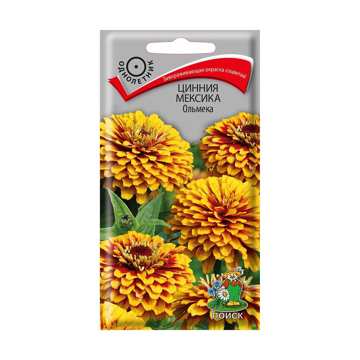 Семена цветов цинния "мексика ольмека" 10 шт. ("1) (10/100) "поиск"
