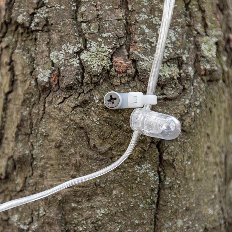 Хомуты нейлон под винт 3,6 х 100 мм (набор 100 шт.), белые (1/10/200) "rexant" 07-0104