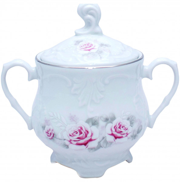 Сахарница "rococo" бледная роза 250 мл (1/6/36) "cmielow" omdz23-рококо-18