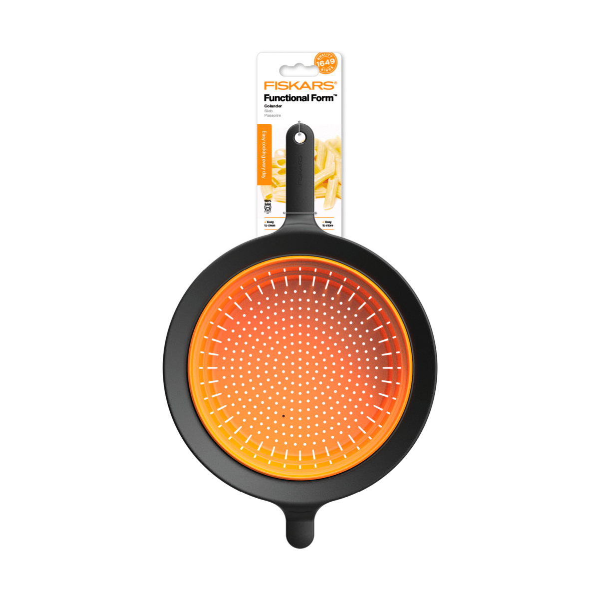 Дуршлаг/пароварка складная силикон. "functional form" (1/6) "fiskars" 1027304