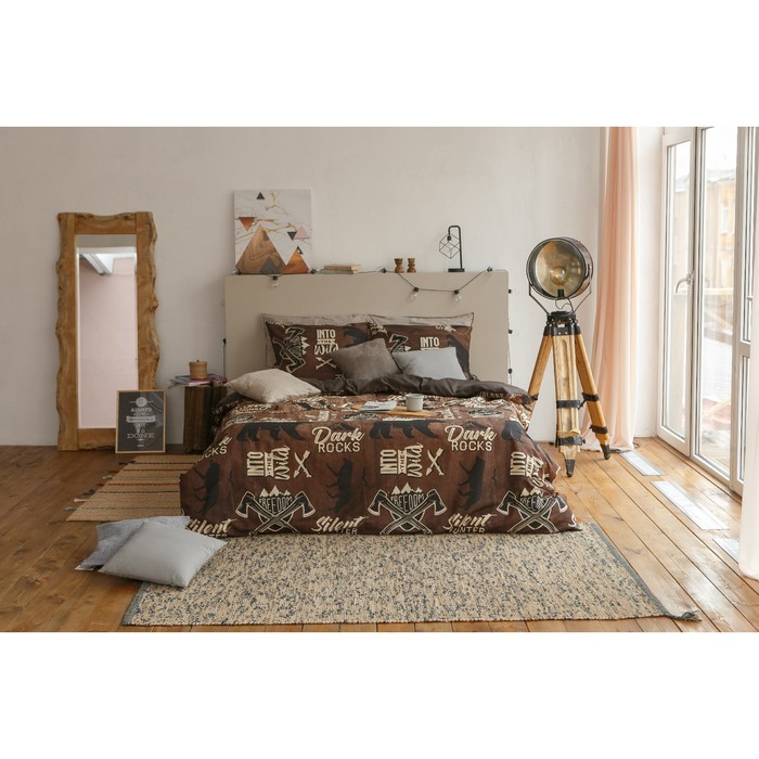 Постельное белье "этель" dark rock's евро (бязь) (1/5) 4154826