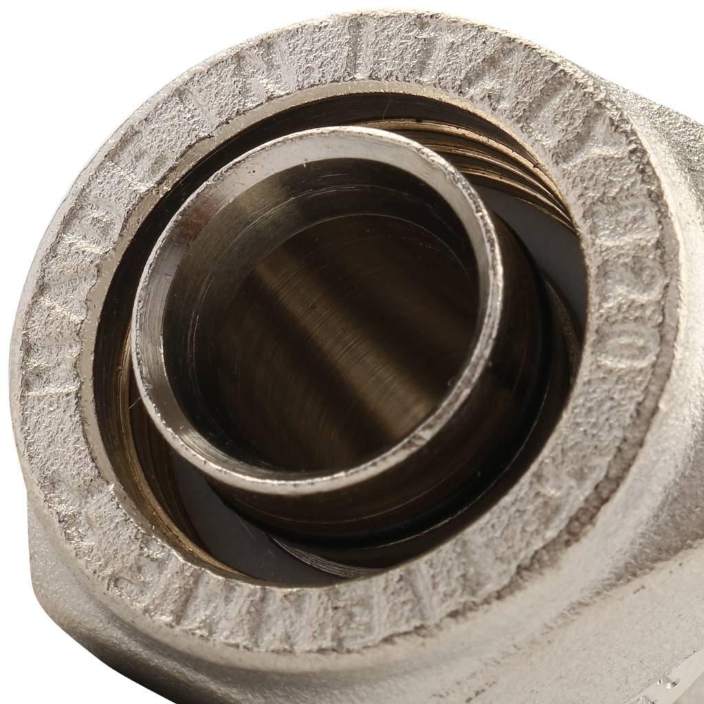 Угол переходной 20 х 1/2'' ВР обжим TIEMME для металлопластиковых труб