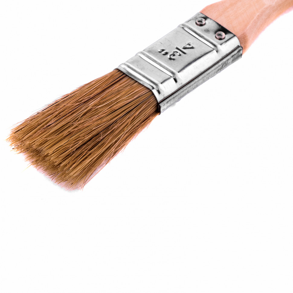 Кисть плоская "Евро" 3/4", натуральная щетина, деревянная ручка MTX (83050)