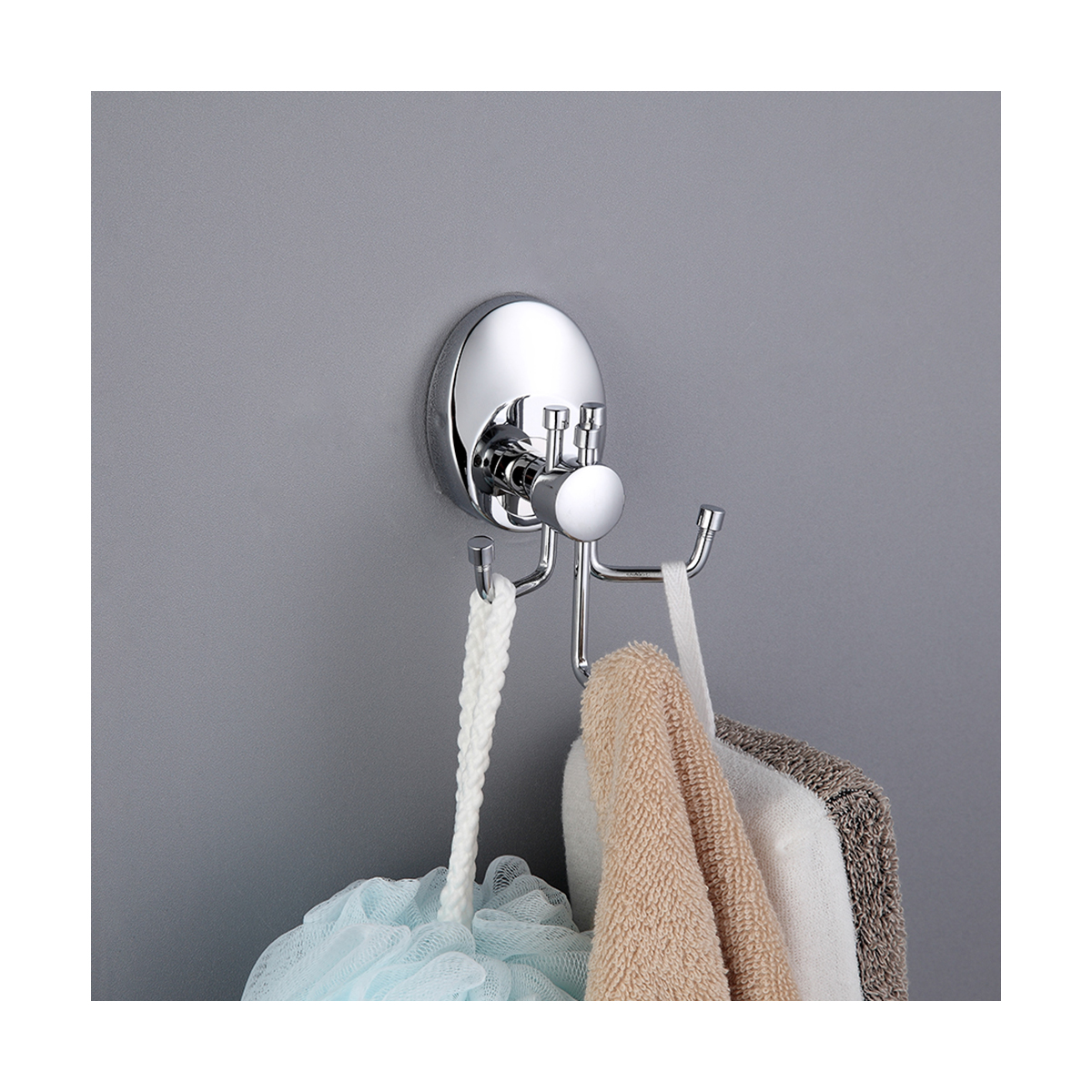 Крючок тройной f1605-3, хром (1/25/50) "frap"