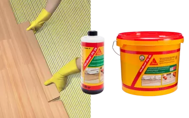 Sika SikaBond-PU 2K / Сика Сикабонд двухкомпонентный, полиуретановый клей для напольных покрытий