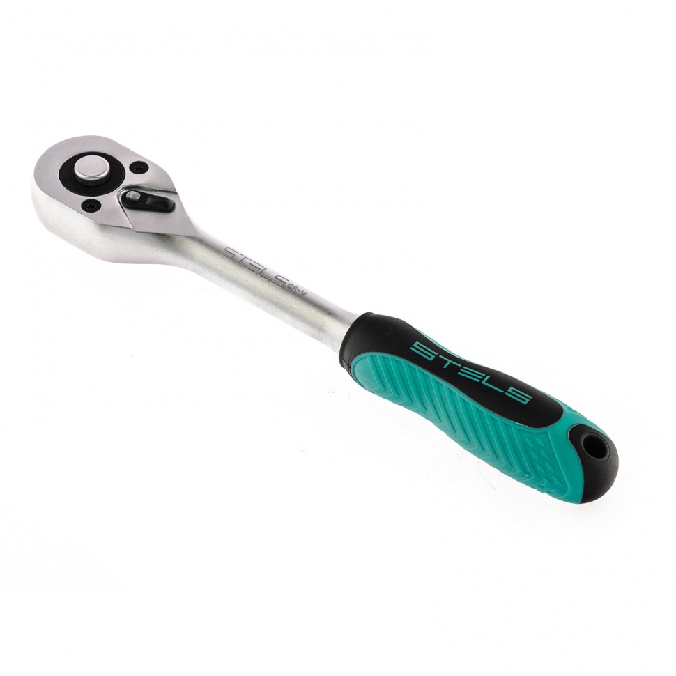 Ключ трещотка 3/8, 72 зуба, с быстрым сбросом, СrV Stels (14042)