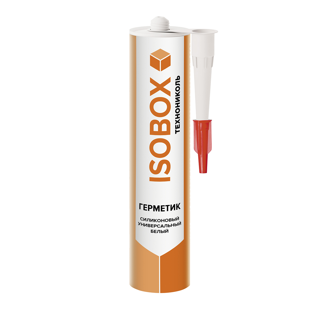 Герметик силикон. универс. "isobox" белый 260 мл "технониколь" (12)