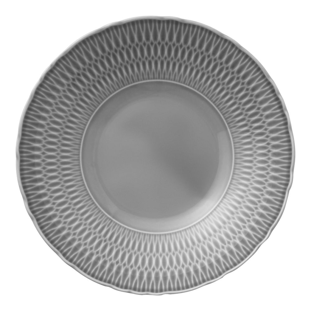 Тарелка суповая "sofia" серая глазурь 22 см (1/6/36) "cmielow" 0881490 sofia lb01