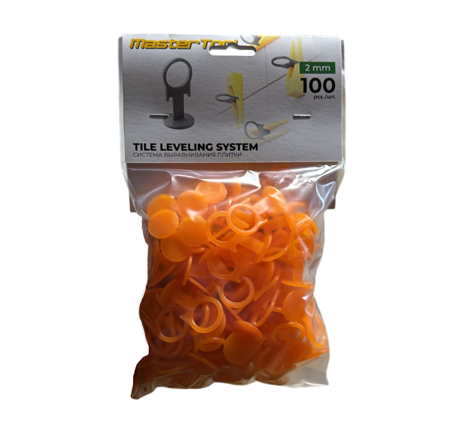СВП 3Д зажим (система выравнивания плитки) 2 мм в упаковке 100 шт