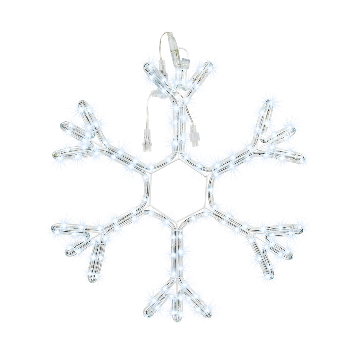 Фигурка "снежинка" светодиодная d-56 см, 120 холодных ламп (1/4) "vegas"