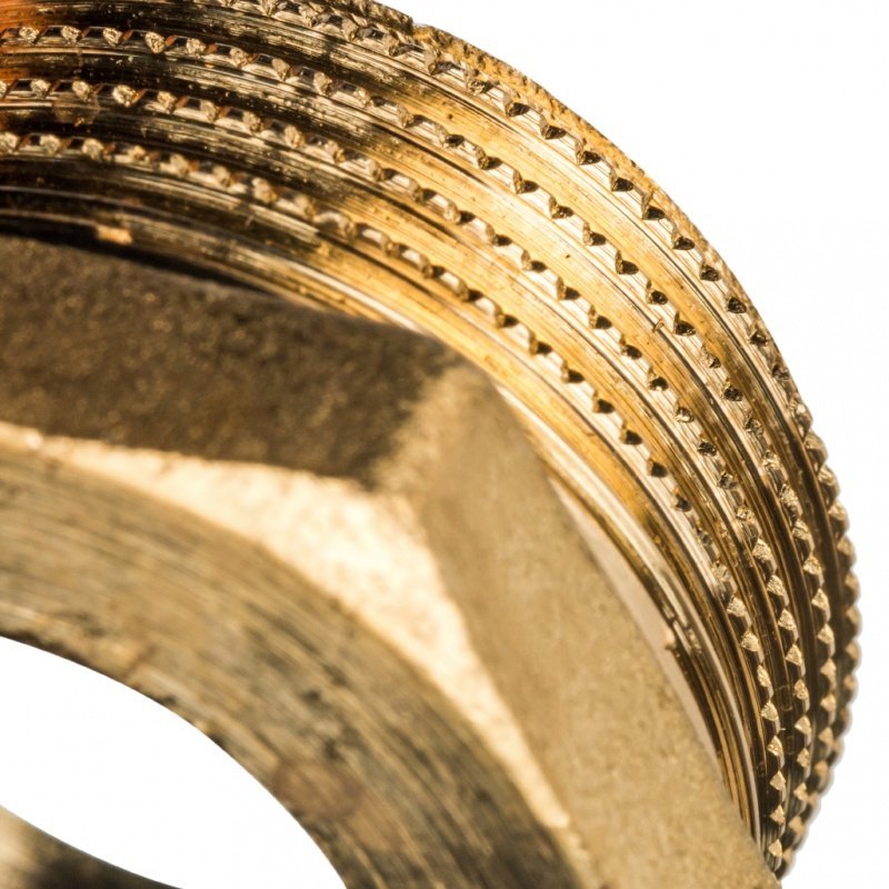 Футорка редукционная НВ 1" x 1/2" латунь STOUT