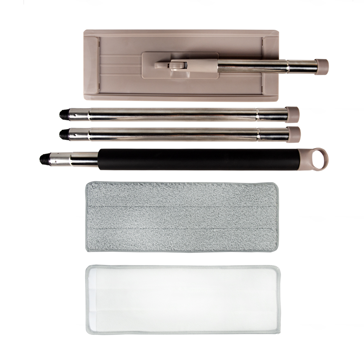 Комплект для уборки (ведро с отжимом, швабра "miracle", насадка микрофибра) (1/6) "leonord"