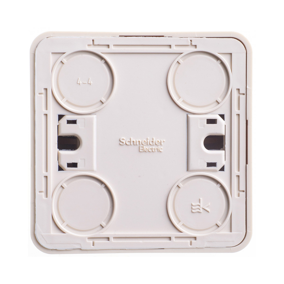 Переключатель открыт. уст. "этюд" 1 кл. с индикатором 10а, кремовый (1/25/200) "schneider"