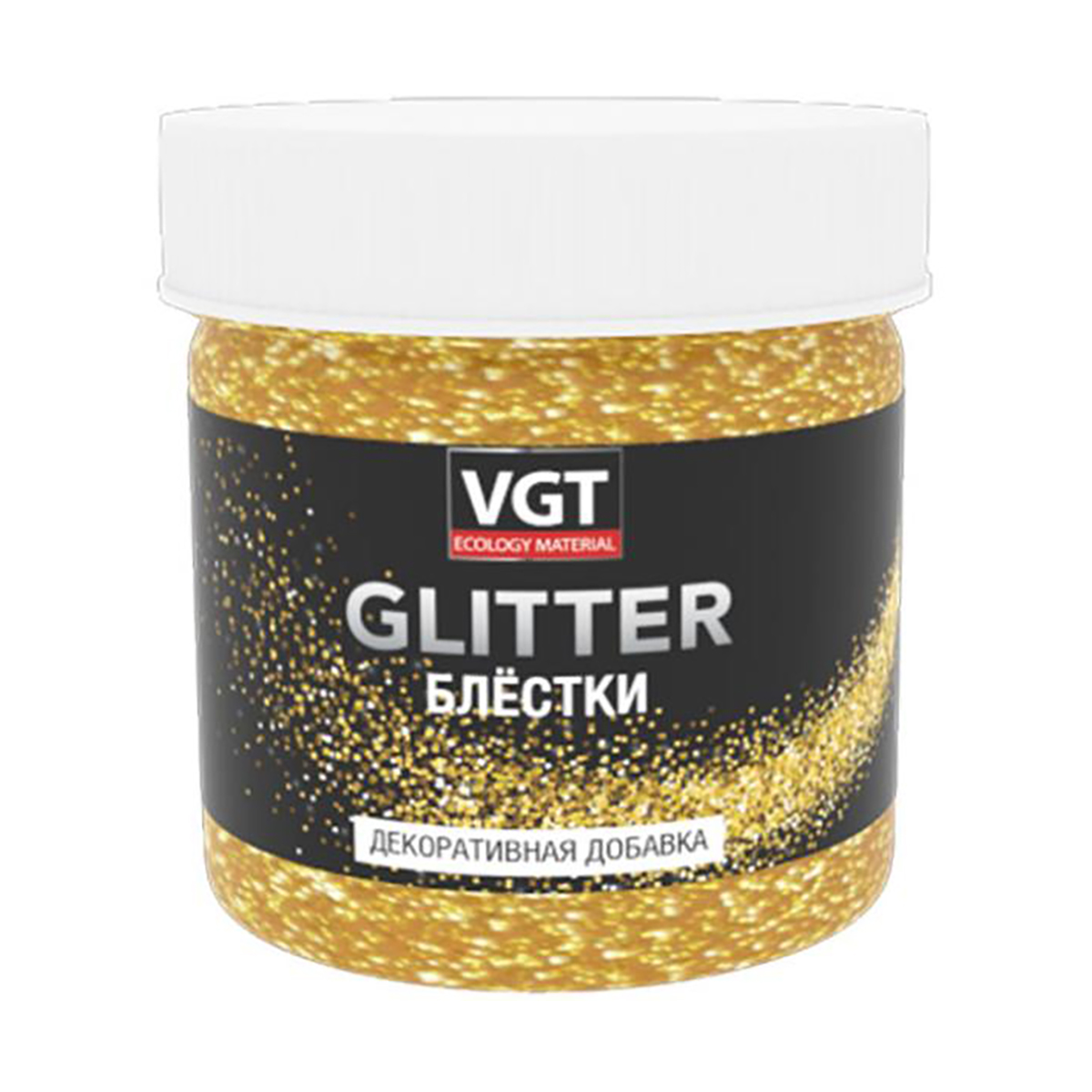 Добавка для декоративных штукатурок glitter (золото) 0,05 кг (12) "vgt"
