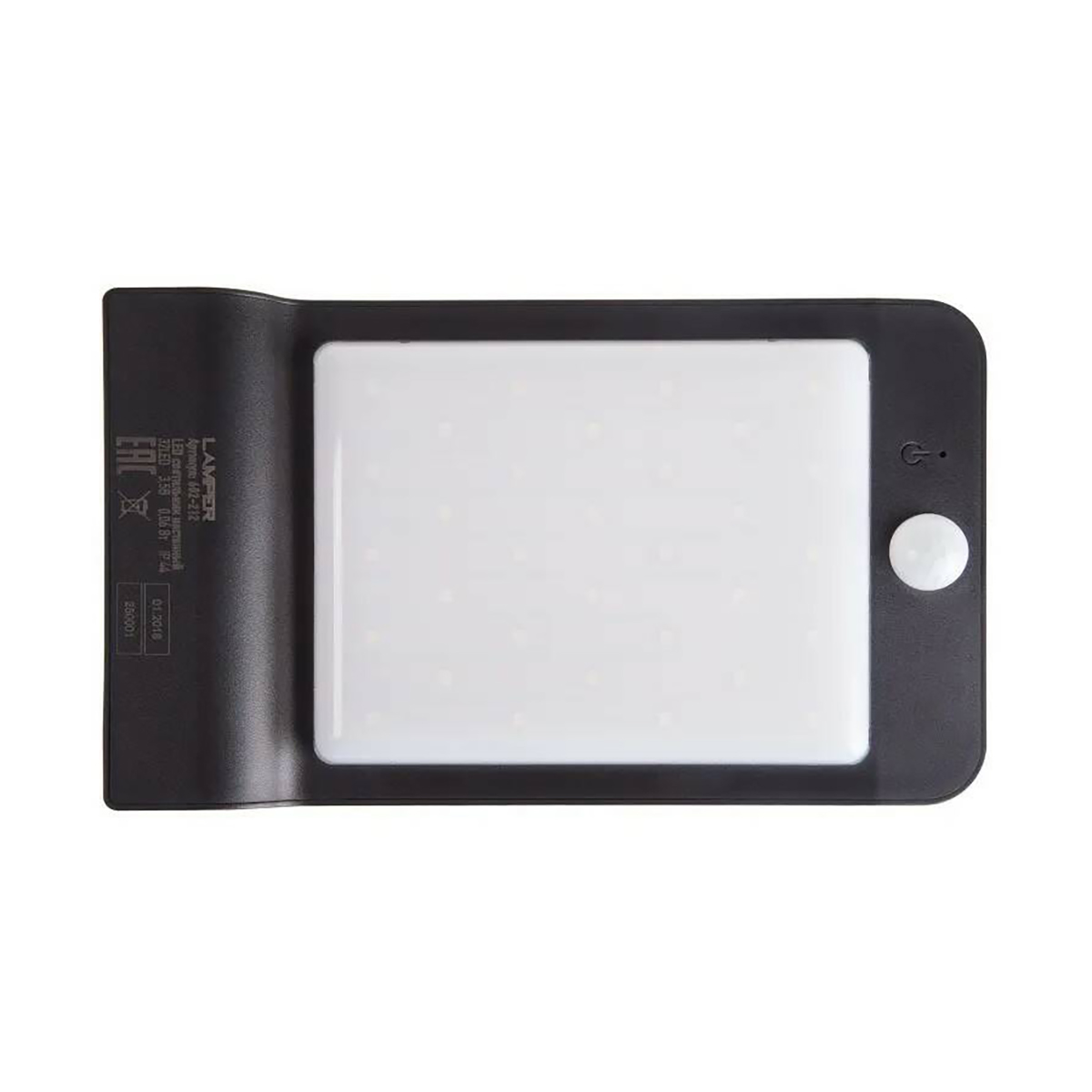 Светильник садовый светодиод. 32 led 200 лм ip44, настенный, солнеч. батарея (1/50) "lamper" 602-212