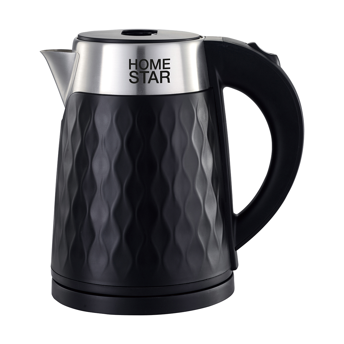 Чайник электр. "homestar" hs-1021 1,7 л (1/12) пластик (черный)