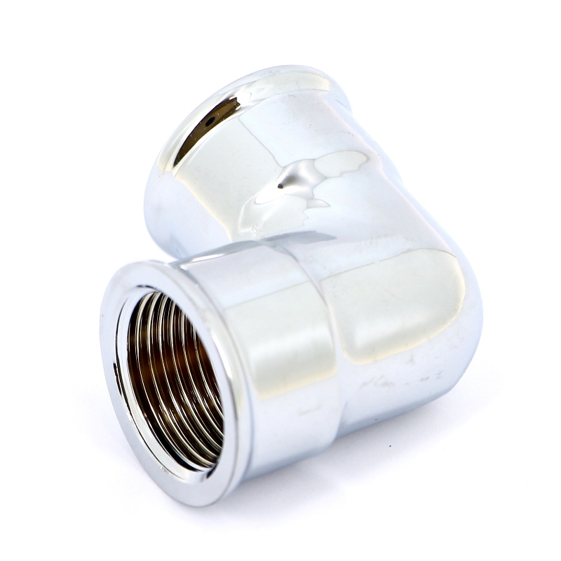 Угол резьбовой 90° (ВР) 3/4" бронза хромированная VIEGA (112141)