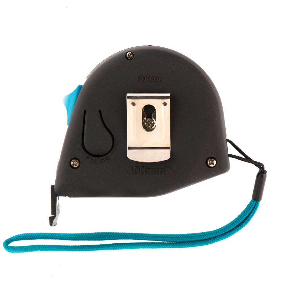 Рулетка "Ergonomisch", 8 м x 25 мм, магнитный обрезиненный зацеп Gross (31104)