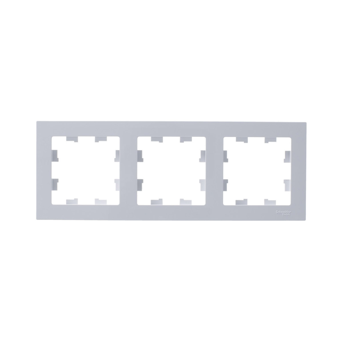 Рамка "atlasdesign" 3-х местн. универс., белый (1/15/90) "schneider"