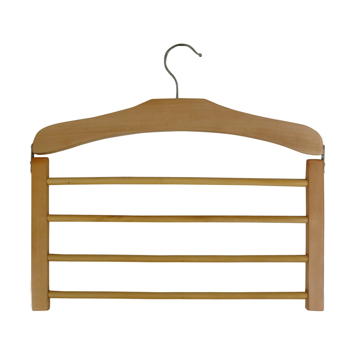 Вешалка для брюк дерев., 4 перекладины (1/24) "рыжий кот" ss2