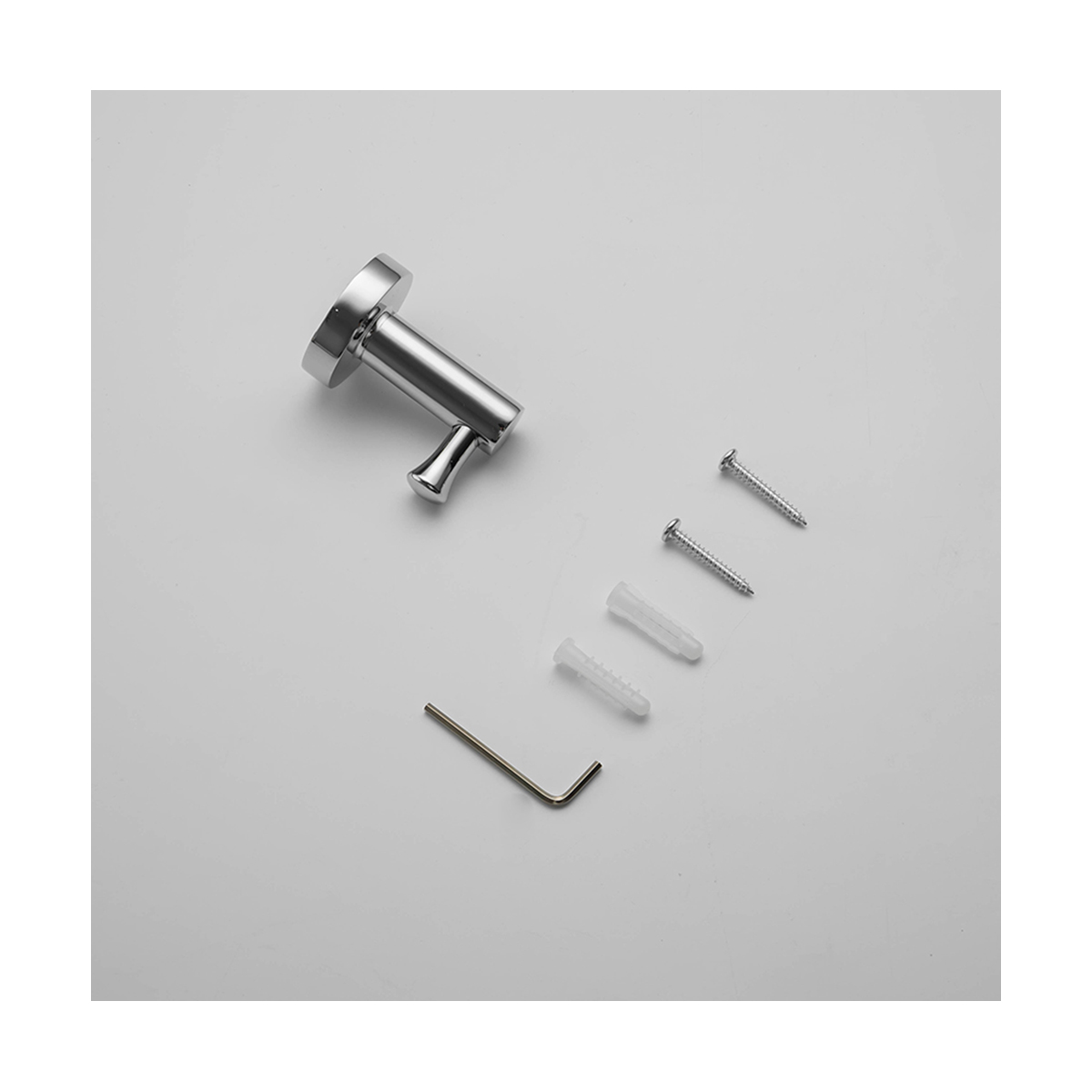 Крючок r15105-1 (нерж.сталь), хром (1/50/100) "frud"