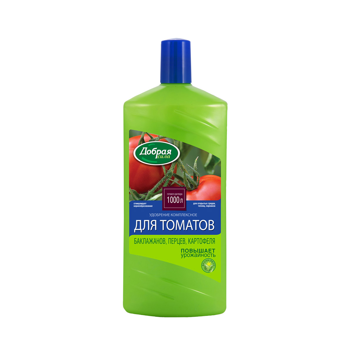 Удобрение жидкое "добрая сила" для томатов, баклажанов, сладкого перца 1 л (1/9)