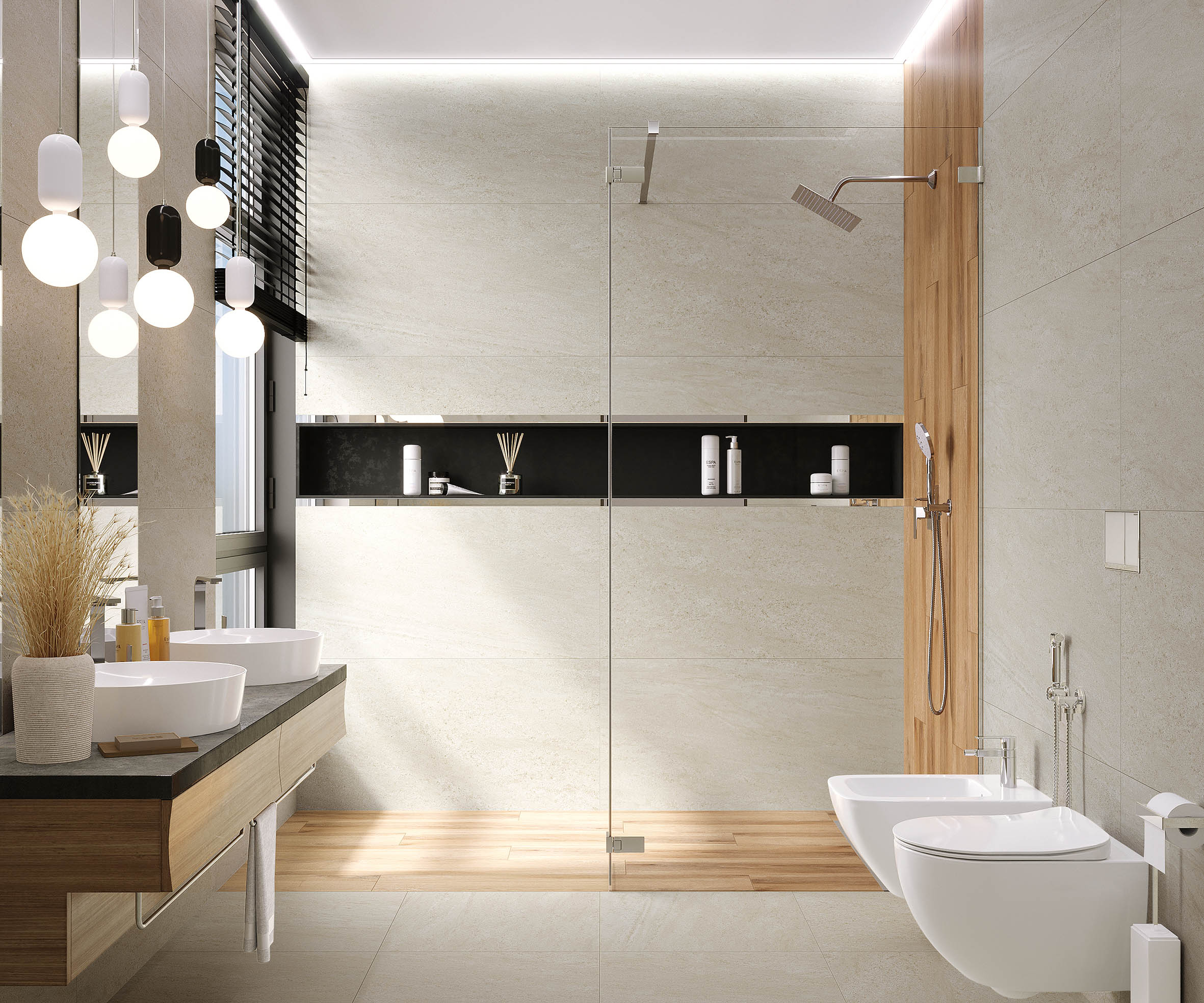 Noa керамогранит бежевый 59,70x119,70