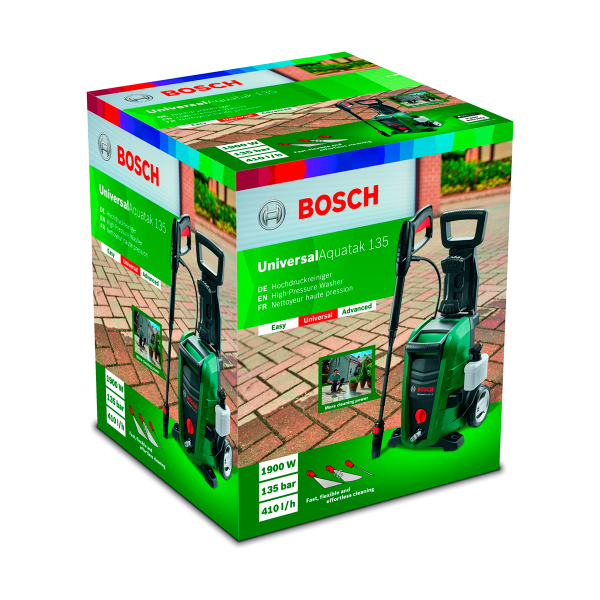 Мойка высокого давления universalaquatak 135 (1) "bosch" 0.600.8a7.c00