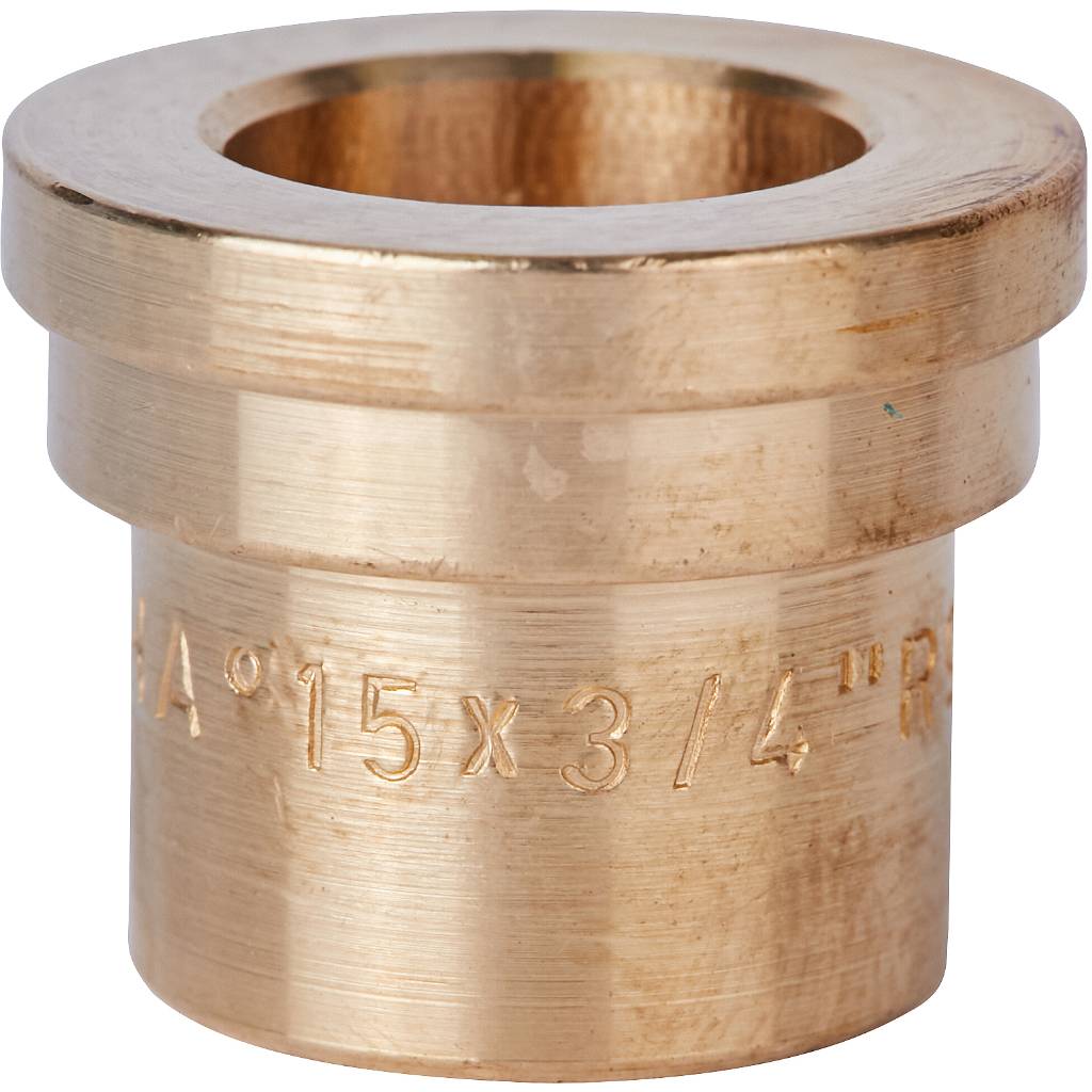 Муфта (американка) 15x3/4" (ВР) с накидной гайкой под пайку SANHA бронзовая 143591534