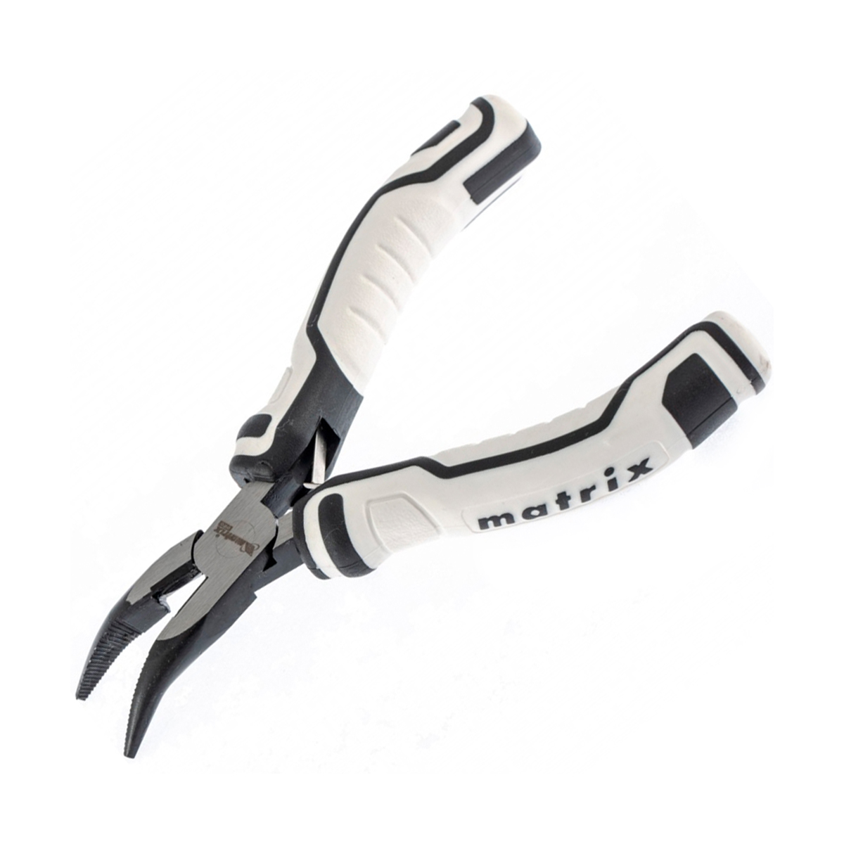 Длинногубцы изогнутые "mini" 125 мм авторазжим pro (1/60) "matrix"