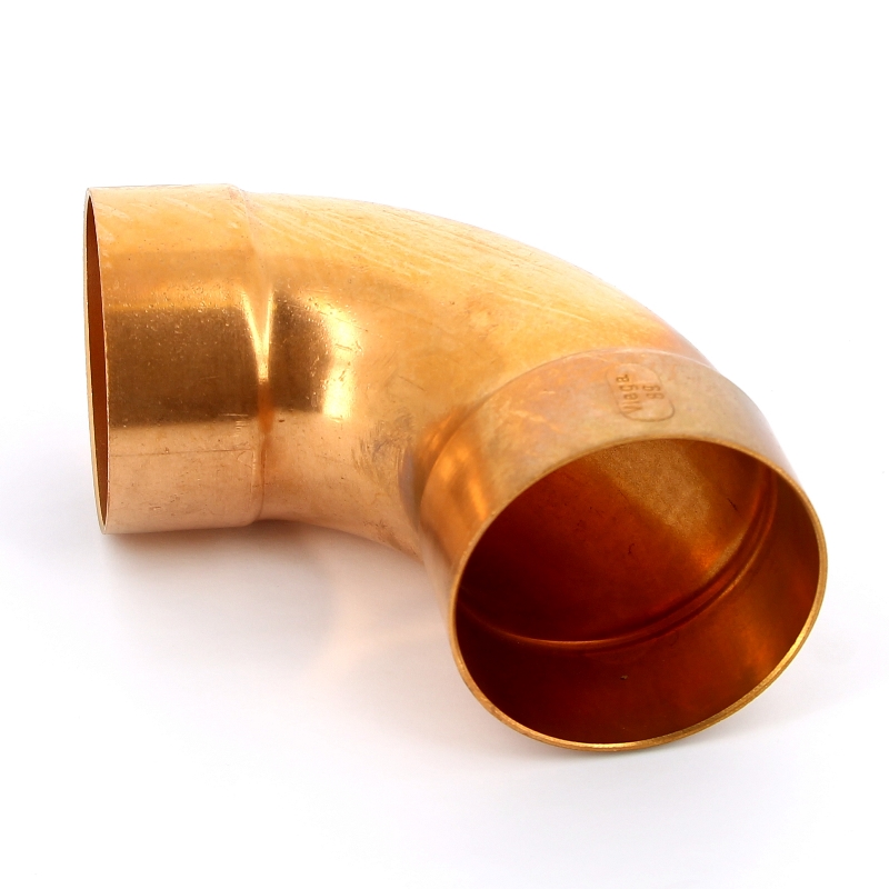 Угол двухраструбный 90° VIEGA пайка 88.9 мм медный