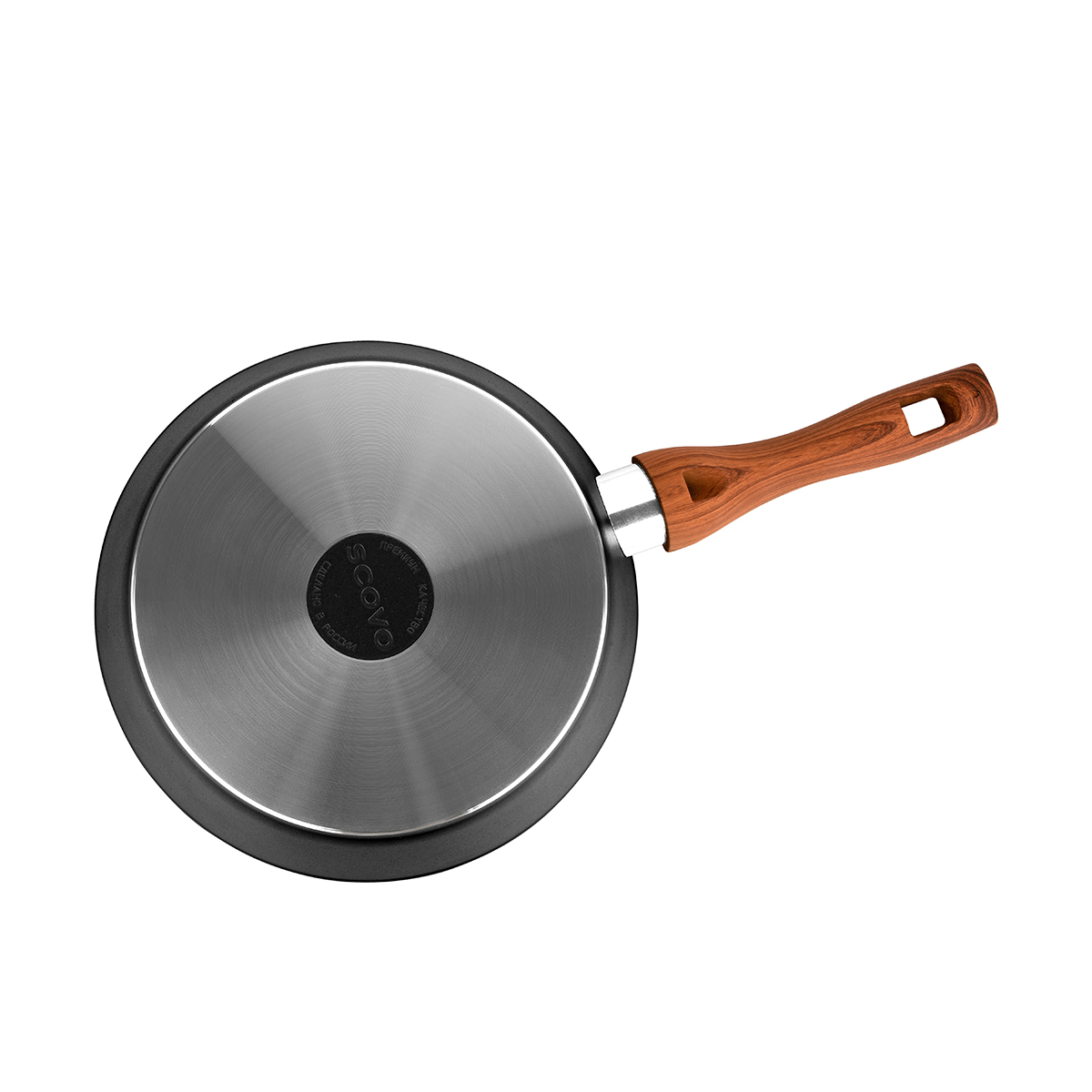 Сотейник антипригарн. "ultra black" 24 см (1/4) "scovo"